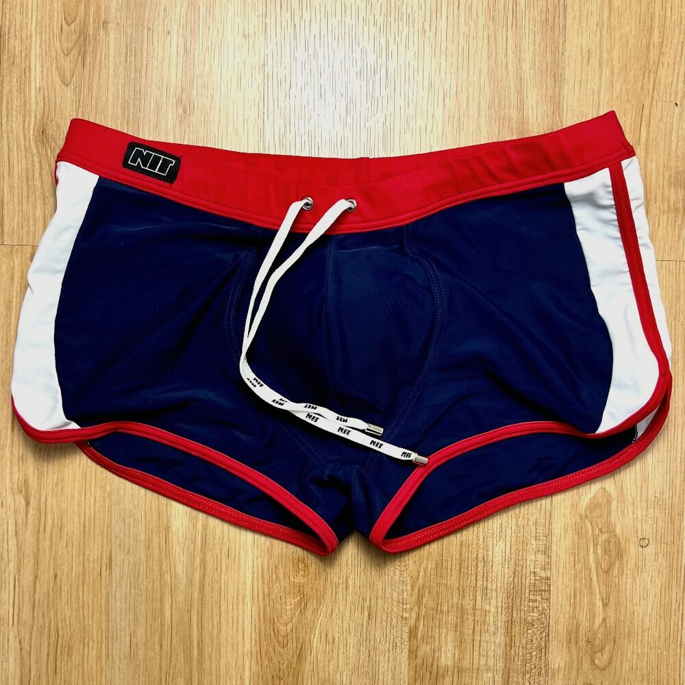 NIT Discus Padded Pouch Swim Trunk